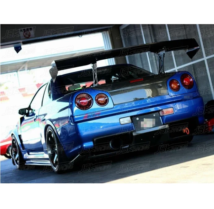 

A-SELECT STYLE CARBON FIBER REAR SPOILER for 1999-2002 NISSAN R34 SKYLINE