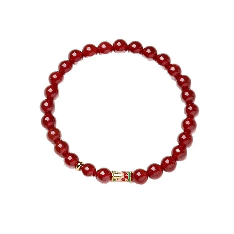 natural-red-agate-single-strand-bracelet-chinese-style-good-luck-koi-carp-bracelet-2026-benmingnian-blessing-gift-gifts