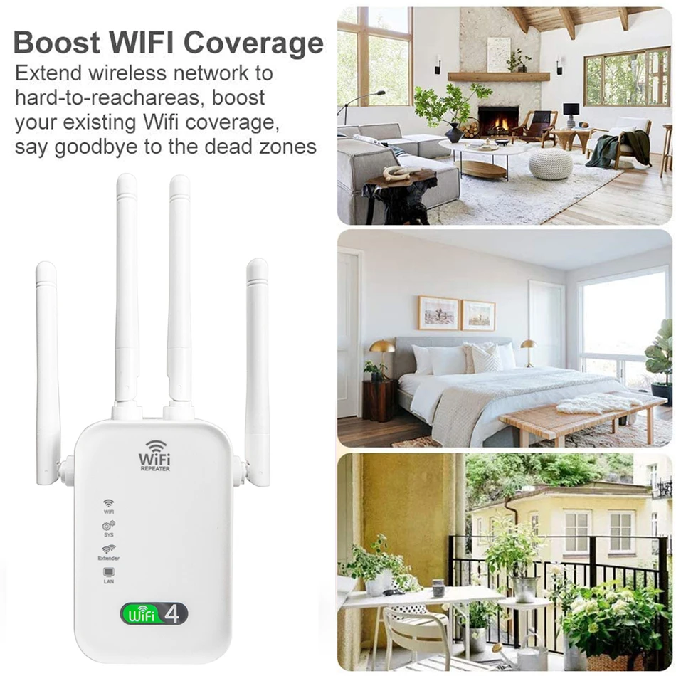 Creacube 300M Repetidor WiFi Extensor Ethernet WiFi Impulsionador Wi Fi Wi Fi Amplificador de Sinal Wi Fi Repetidor Wi Fi Roteador Wi Fi