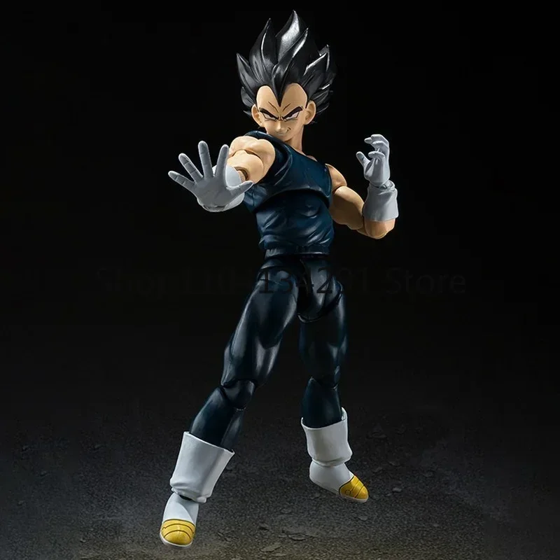 ฟิกเกอร์ของแท้จาก Bandai SHF ดราก้อนบอล ซูเปอร์ เวเจต้า ผมดำ รุ่นซูเปอร์ฮีโร่จากภาพยนตร์ มีสินค้าพร้อมส่ง ของขวัญวันเกิด ของเล่น