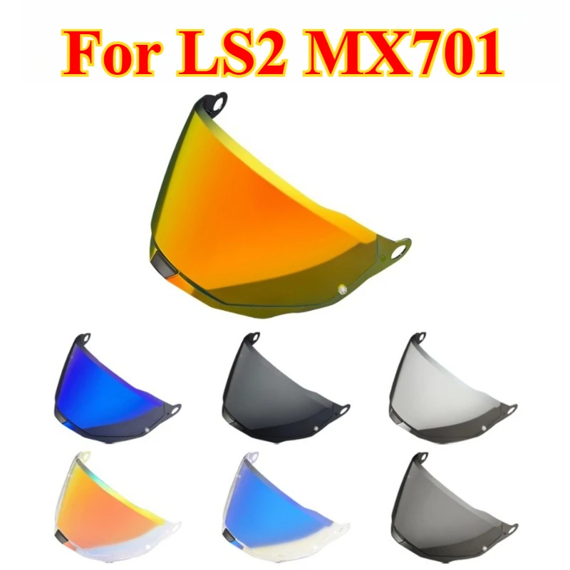 Helmet Visor Suitable For LS2 MX701 Face Shield Visor Windshield Sunshield Anti-UV Helmet Accessories