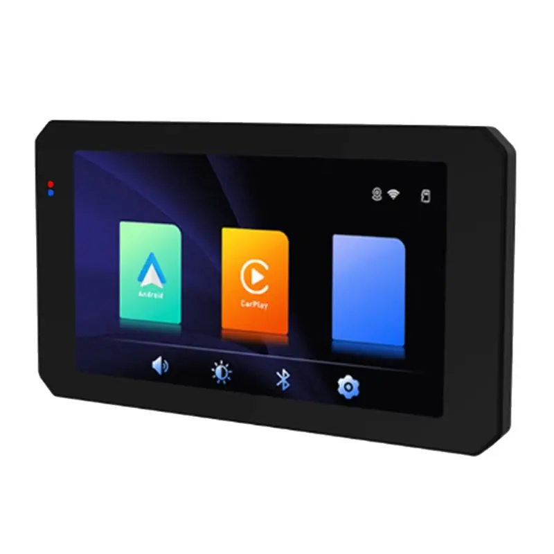 Motorcycle 5 Inch Display Screen Wireless Carplay Android Auto Palyer Player Navigation Portable Digital Motorcycle Display