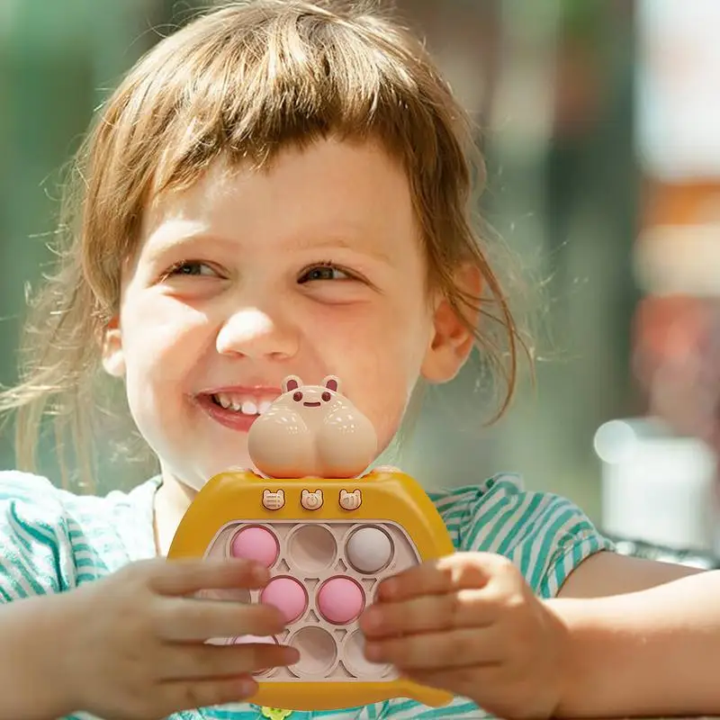 Jogo de empurrar rápido 4 modos jogo de quebra-cabeça portátil brinquedos sensoriais engraçado portátil velocidade empurrando máquina de jogo interativo brinquedo de jogo de inquietação