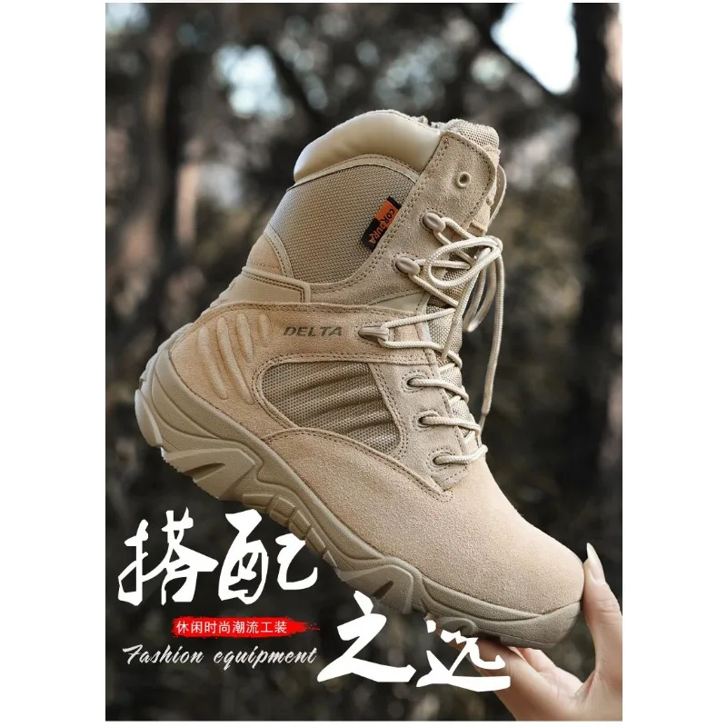 

Original Brand Designer High Top Mountain Climbing Footwear Professional Autumn/Winter Outdoor Hiking Shoe Windproof Boot 39-45