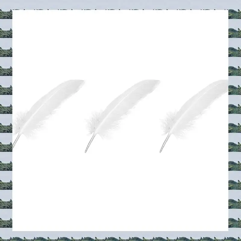 

ABQR 300 шт. белые перья гусь ремесло для вечеринки шляпа ремесла свадебные украшения 15-22 см