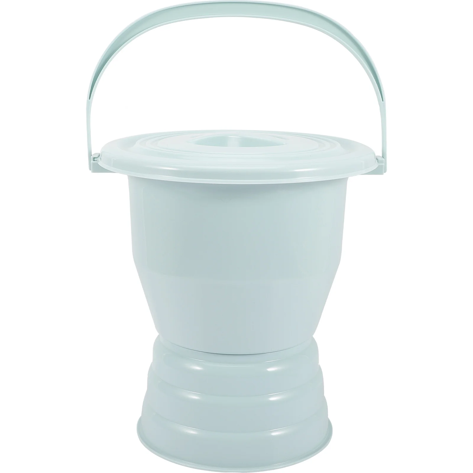 

Thickened Plastic Chamber Pot With Handle Covered Urinal For Bedroom Household Portable Toilet Spittoon Odor Isolation