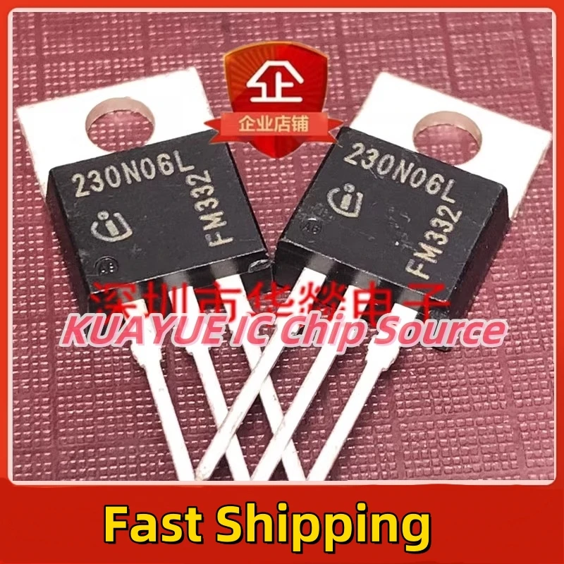 10PCS-30PCS/ 230N06L  IPP230N06L3G   TO-220  60V  30A  Fast Shipping Quality Guarantee