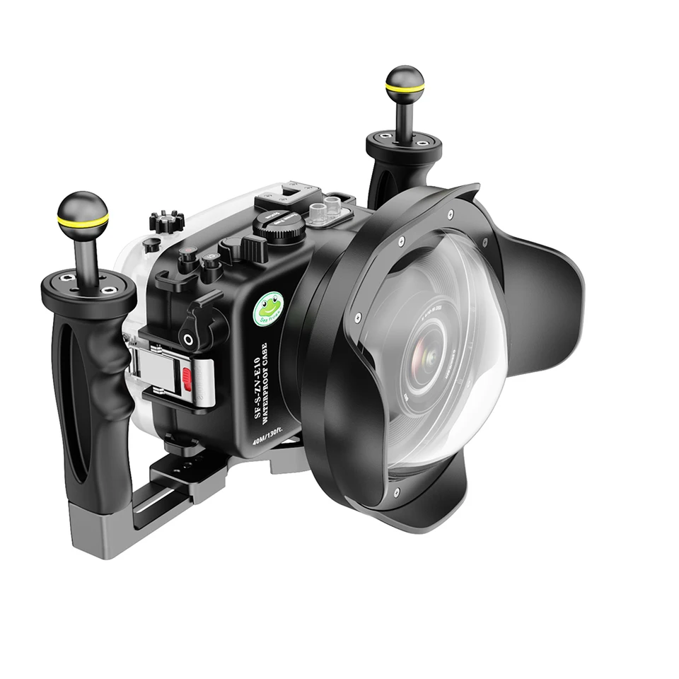 Seafrogs ダイビングカメラハウジングソニー ZV-E10 防水カメラケース