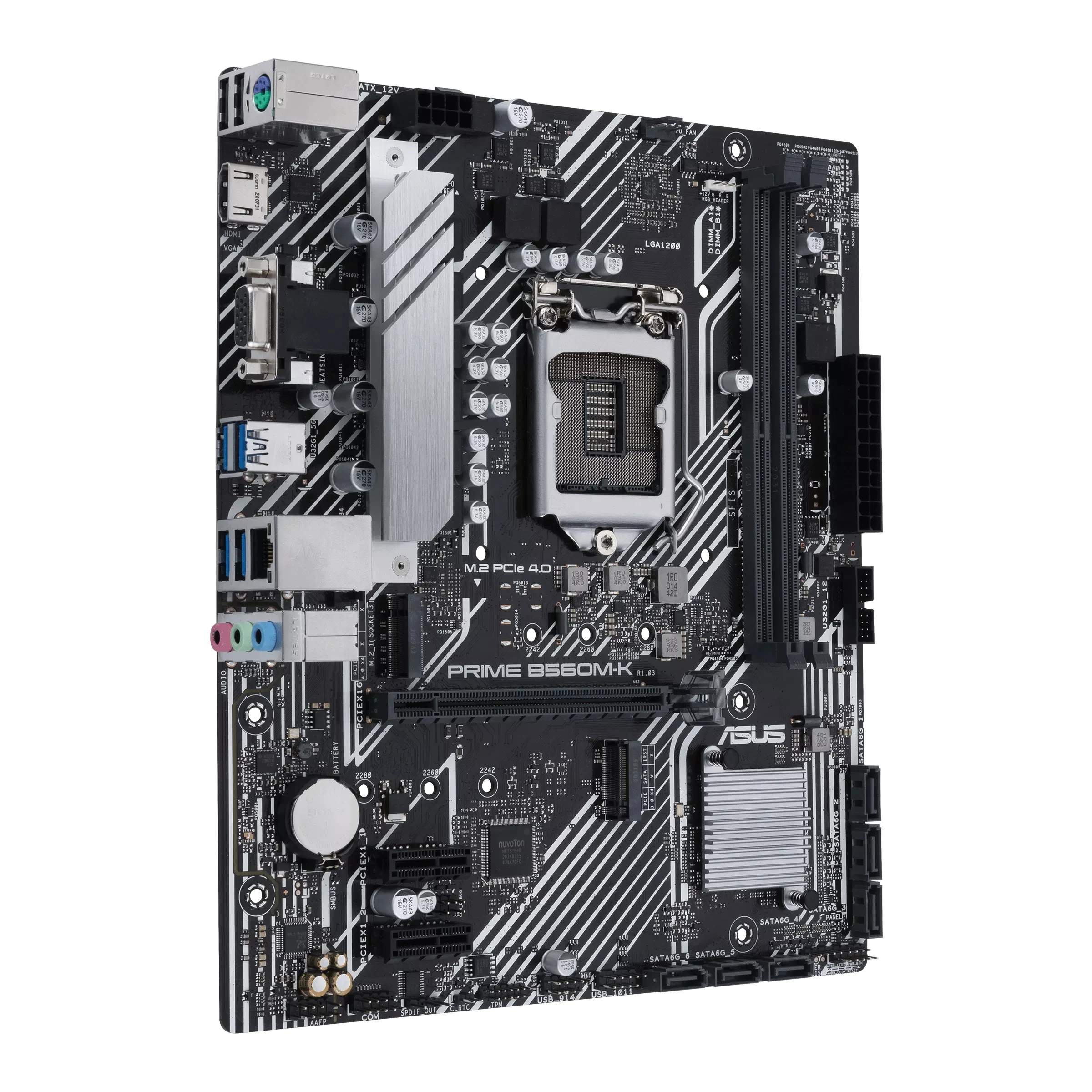 ASUS PRIME B560M-K Motherboard LGA1200 Intel B560 DDR4 128GB support Core i3-10100 10400F 10700 10900 11400 cpu MicroATX M.2