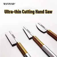 MANWAH Stainless Steel Ultra-thin Cutting Saw Set for Plastic Model Assembly Cutting Hand Saw Craft Tool
