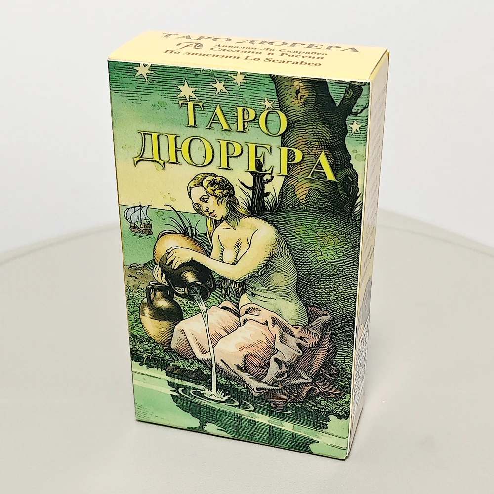 The Tarot of Durer 10.3*6cm 78 Pcs Vintage Ancient Tarot Cards In Russian Language
