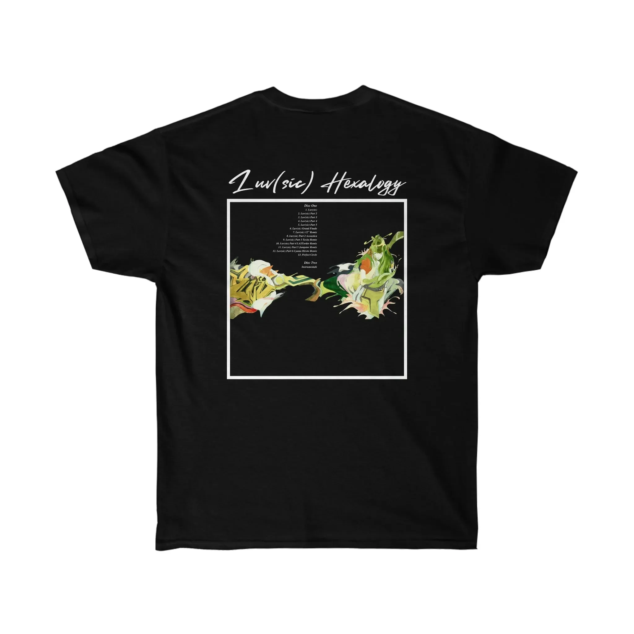 Nujabes Luv Sic Hexalogy Tracklist T-Shirt | Pocket And Back Print | Luv Sic Hexalogy Shirt | Shing02