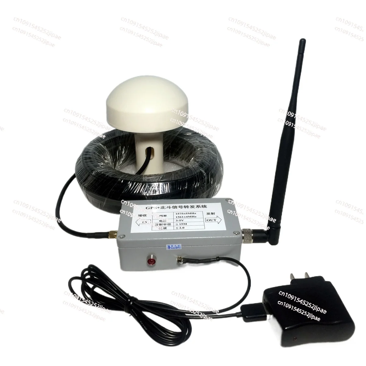 Indoor GPS Signal Repeater Amplifier Transfer L1 BD2 Full Kit 15M Distance