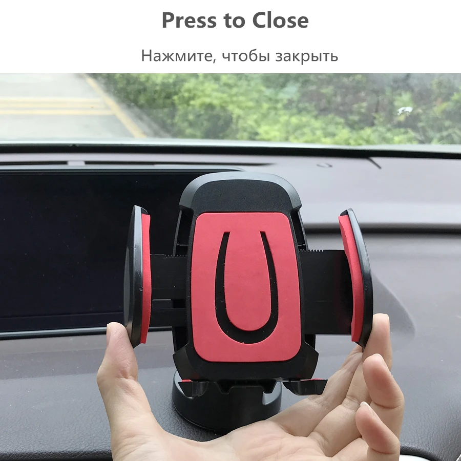 Support de téléphone pour tableau de bord de voiture, mains libres, universel, montage GPS, pour iPhone, Samsung, Xiaomi Mi