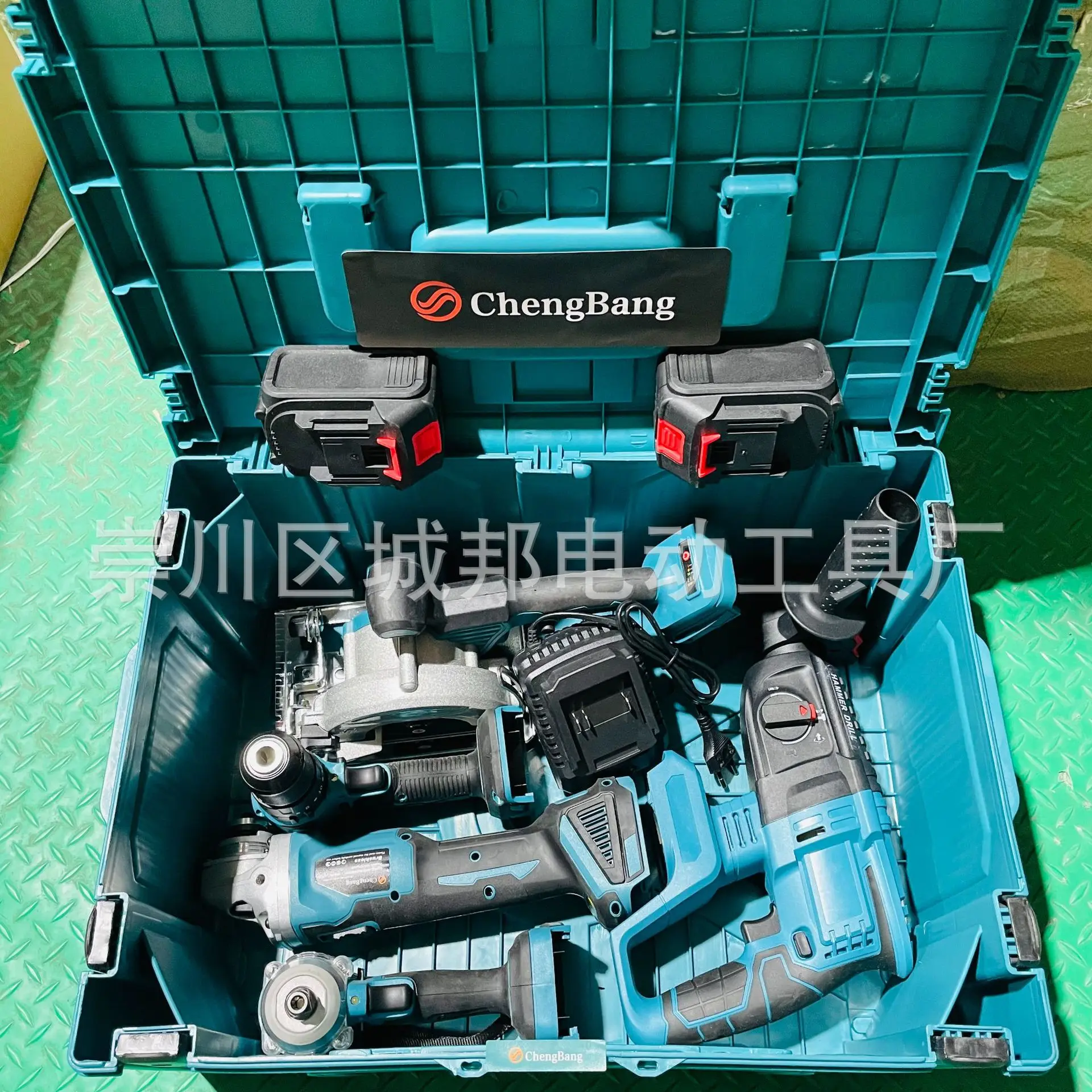 brushless electric tools factory foreign trade lithium 5 suits hammer drill pull grinding and cutting (Makita socket)