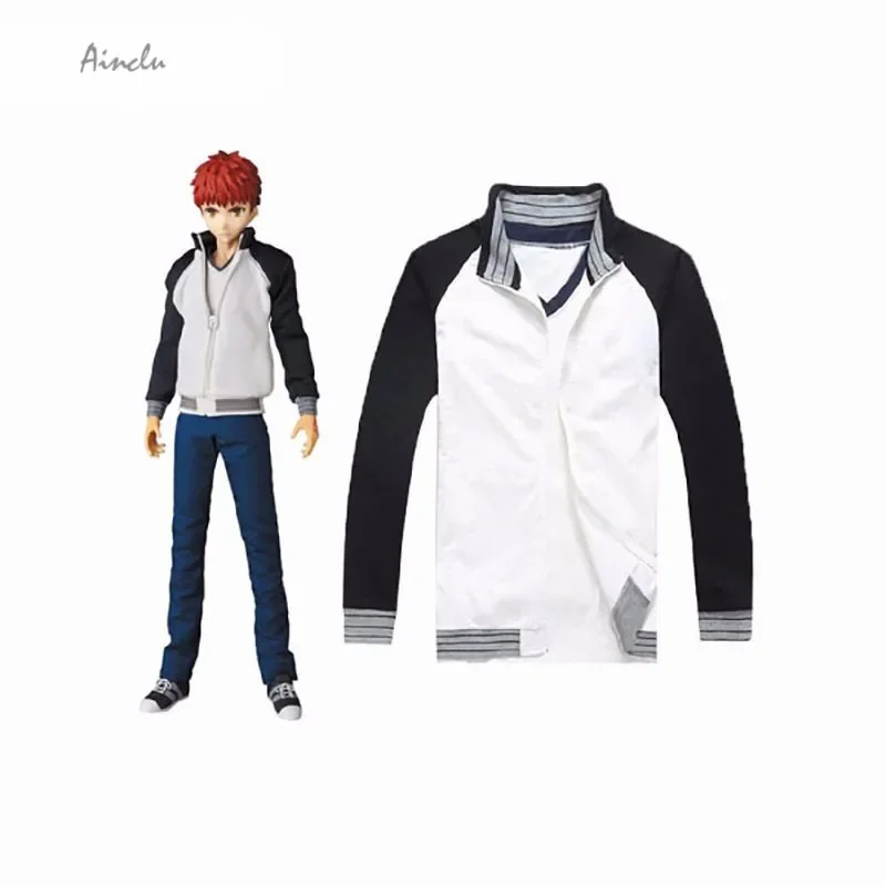 

Ainclu, бесплатная доставка, новая рубашка и куртка Fate Stay Night Emiya Shirou, костюмы для косплея