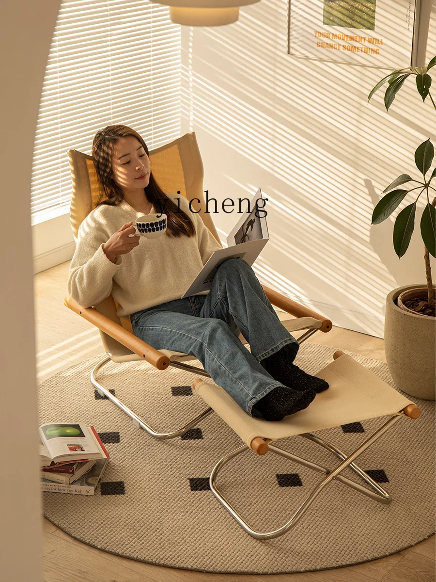 

FY balcony folding chair recliner folding outdoor chair lazy chair