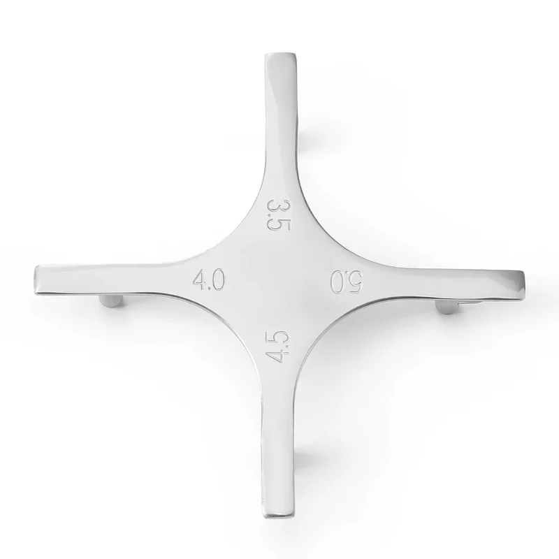 1pcs AZDENT Anterior Teeth Orthodontic Bracket Positioning Gauge Star Locator Dental Bonding Instrument Tool