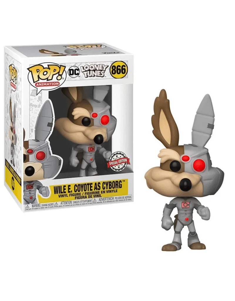 Funko Pop Wile Coyote As Cyborg Looney Tunes DC Special Edition 866