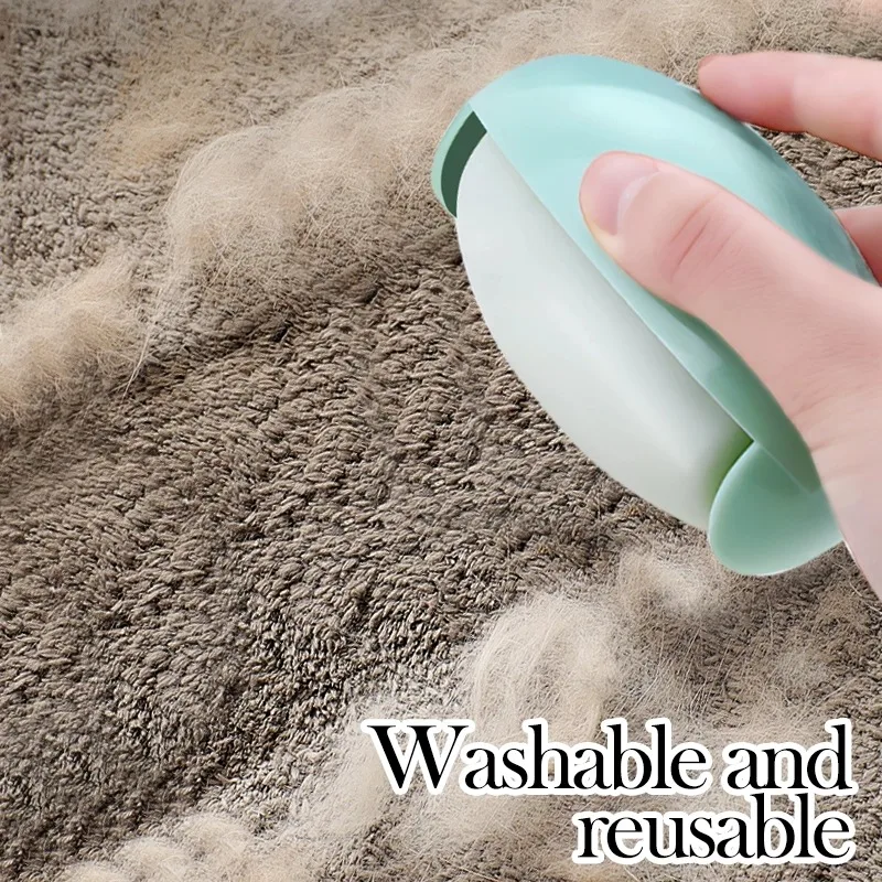 Reusable Washable Lint Roller for Efficient Removal Pet Hair Remover Portable Roller Remover Dust Cleaning Hair Time-Saving