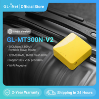 GL.iNet-MT300N-V2(Mango) Portable Mini Travel Wireless Pocket Router - WiFi Router/Access