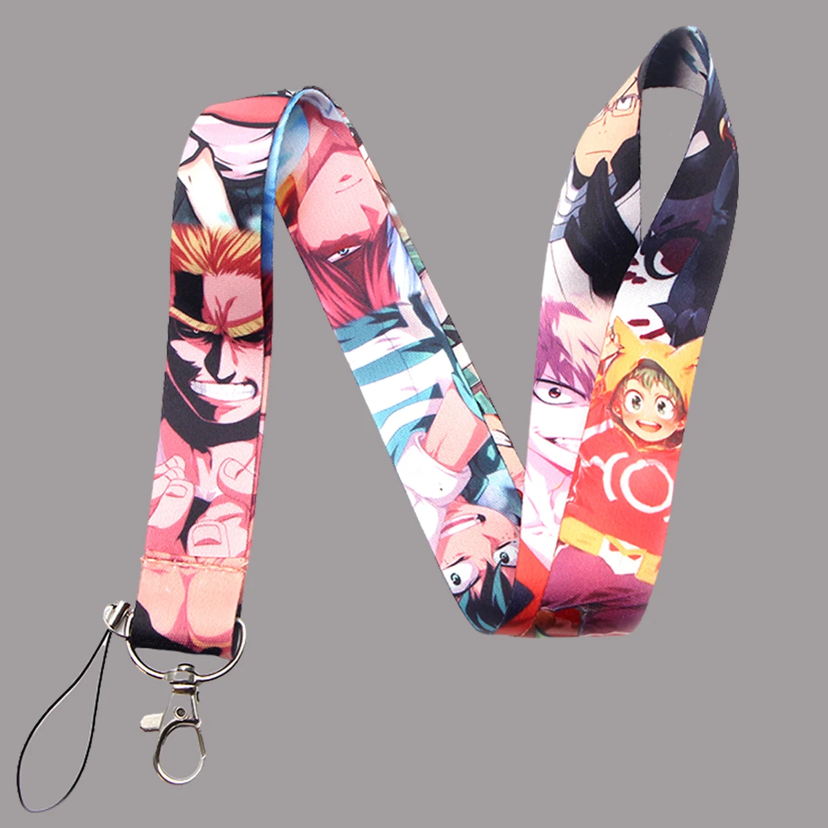 

Japanese Animation Lanyards for Keys Badge ID Mobile Phone Hang Rope Neck Straps Key Ring Accessories Gifts