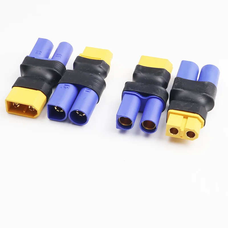 5 قطعة XT60 إلى XT30 XT90 EC3 EC5 T أنثى إلى ذكر قابس مهايئ عمداء موصلات التوصيل RC هليكوبتر كوادكوبتر يبو التحكم في البطارية