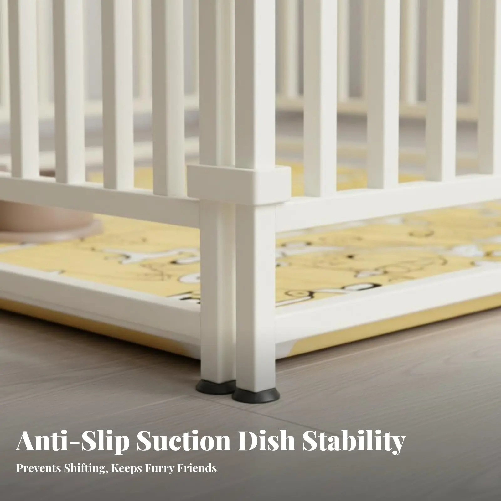 

Настраиваемый воротник-ограждение для домашних животных на присосках с защитой от выталкивания, усиленными стержнями, простая сборка для дверного проема