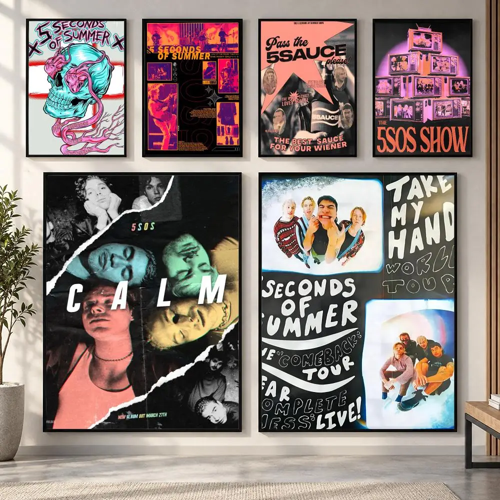 5 S-Seconds Of S-Summers Poster HD art sticky wall waterproof home living room bedroom bar aesthetic decoration