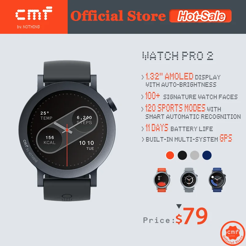 Global Version CMF by Nothing Watch Pro 2 1.32