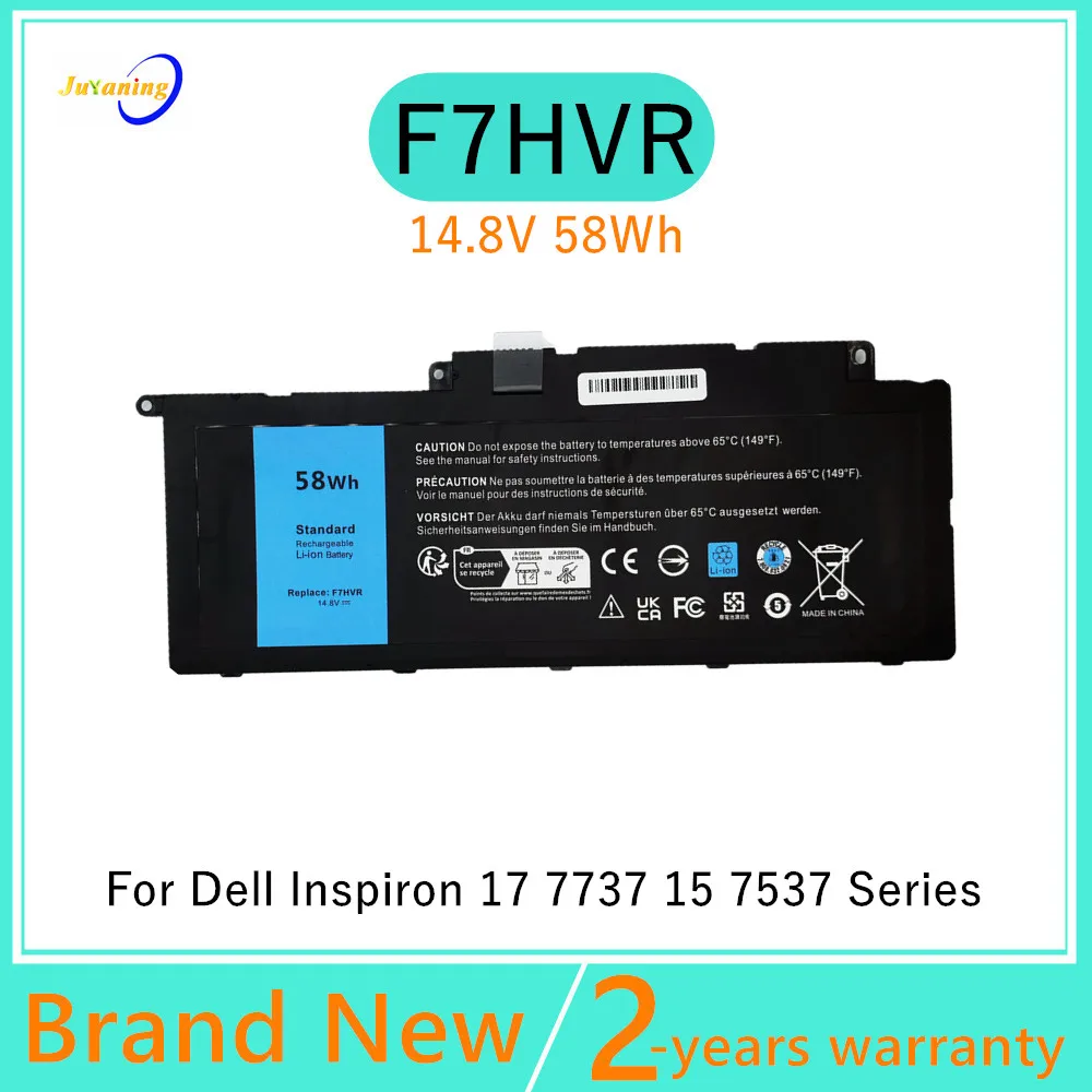 

F7HVR Laptop Battery For Dell Inspiron 15 5545 7537 17 7746 7737 Series G4YJM 062VNH T2T3J
