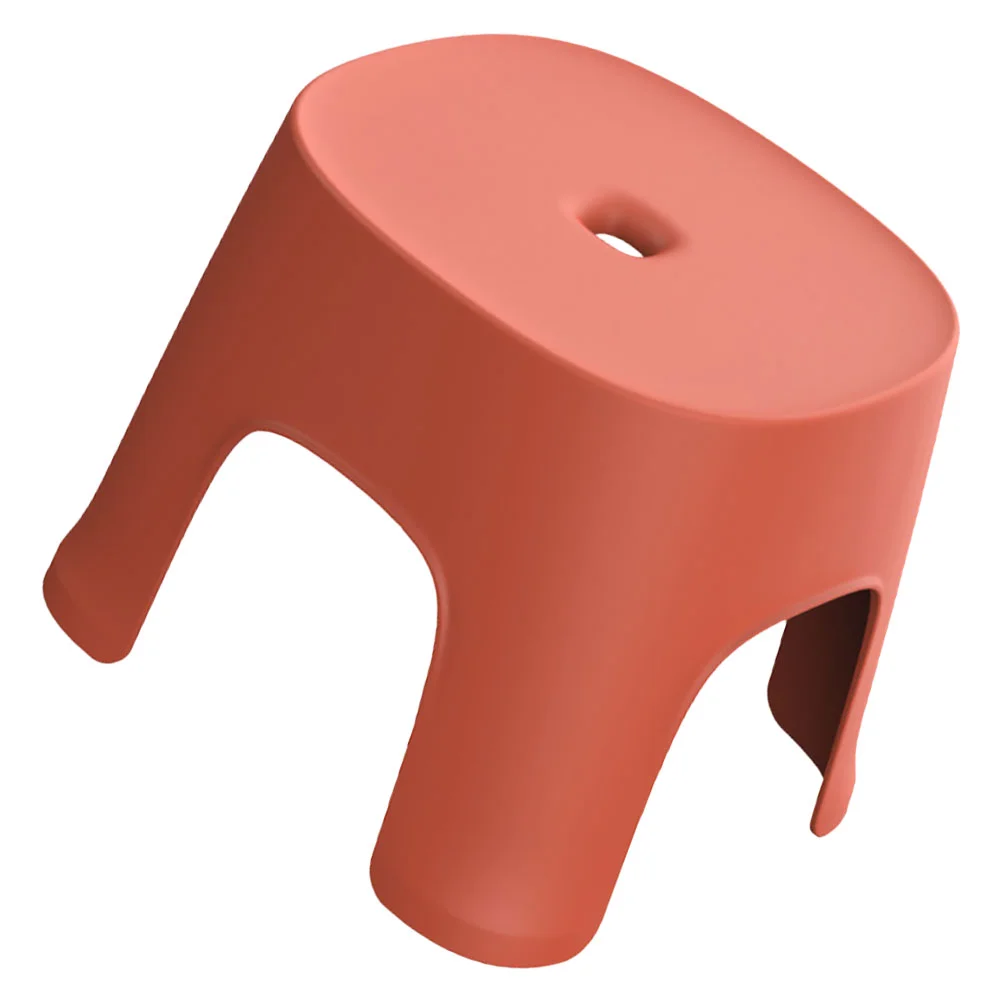 

Shower Stool Stackable Chairs Non-slip Step Thicken Foldable Red Bathroom Toddler