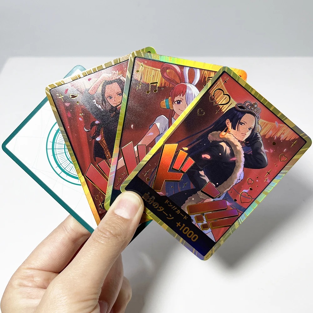 DON！！ONE PIECE Anime Collection Game Card Proxy OPCG English/japanese Hancock/Nami/Robin/Nice Robin/Uta texture Hotstamped Card view 3