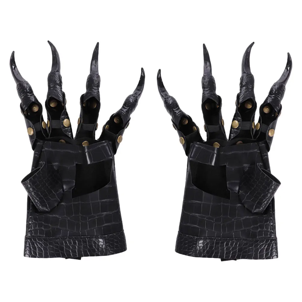 Guantes de garra de dragón, pelotas de mascarada duraderas negras, festivales de música, espectáculos de baile, accesorios de carnaval, guantes de Halloween aterradores, garra