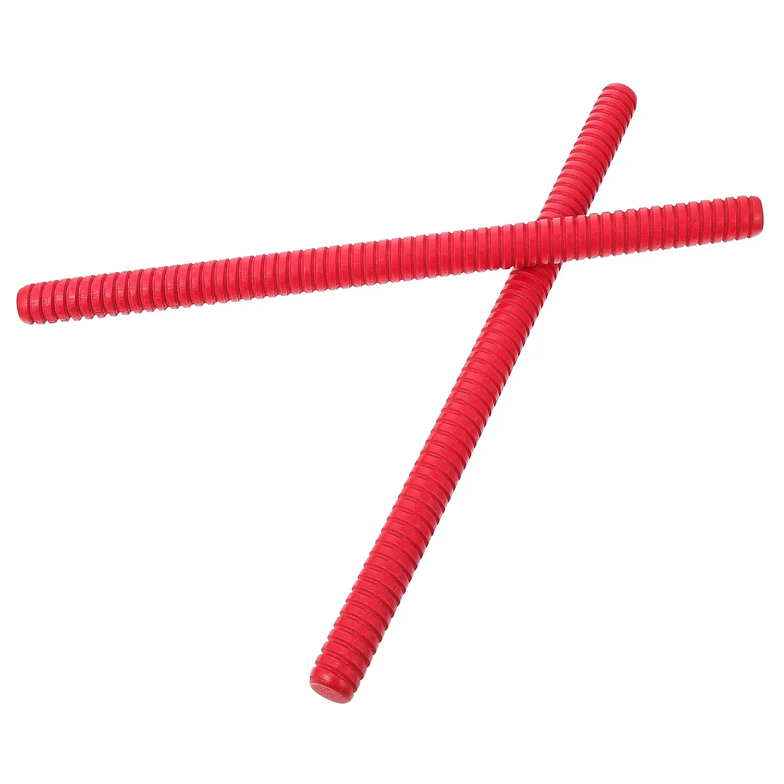 2 Stücke Helle Rote Rhythmus Sticks Kinder Holz Musik Stick Pädagogisches Percussion Instrument Spielzeug Für Kleinkinder