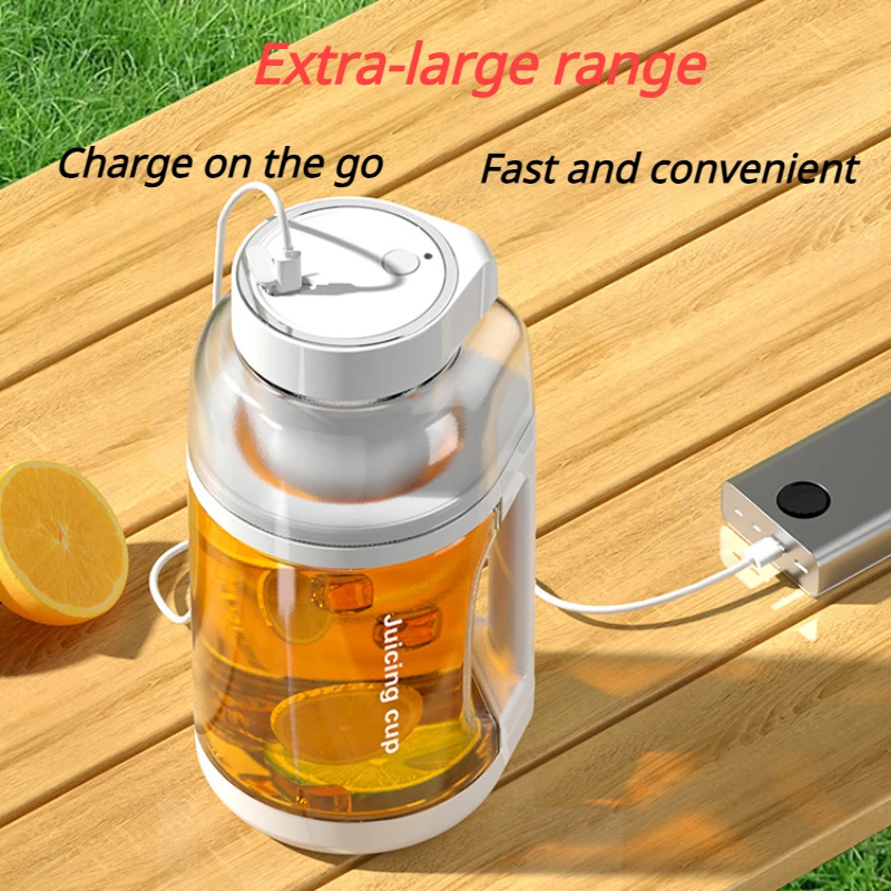 1.5L Juicer Outdoor Portable Blender Mixer Smoothie Orange Lemon Fruit Juice Extractor Electric Citrus Press Sport Water Bottle