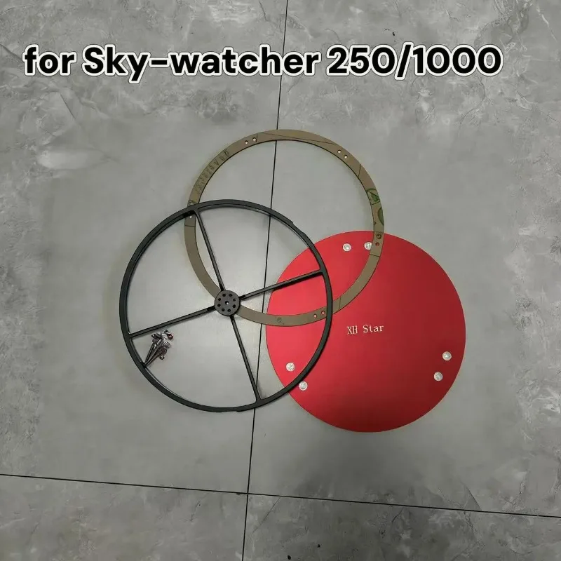 XH Star Sky-Watcher 250/1000mm Ox Anti-Telescope Secondary Base Spider Frame Pressure Ring Deep Space Modified 3-Piece Set for A