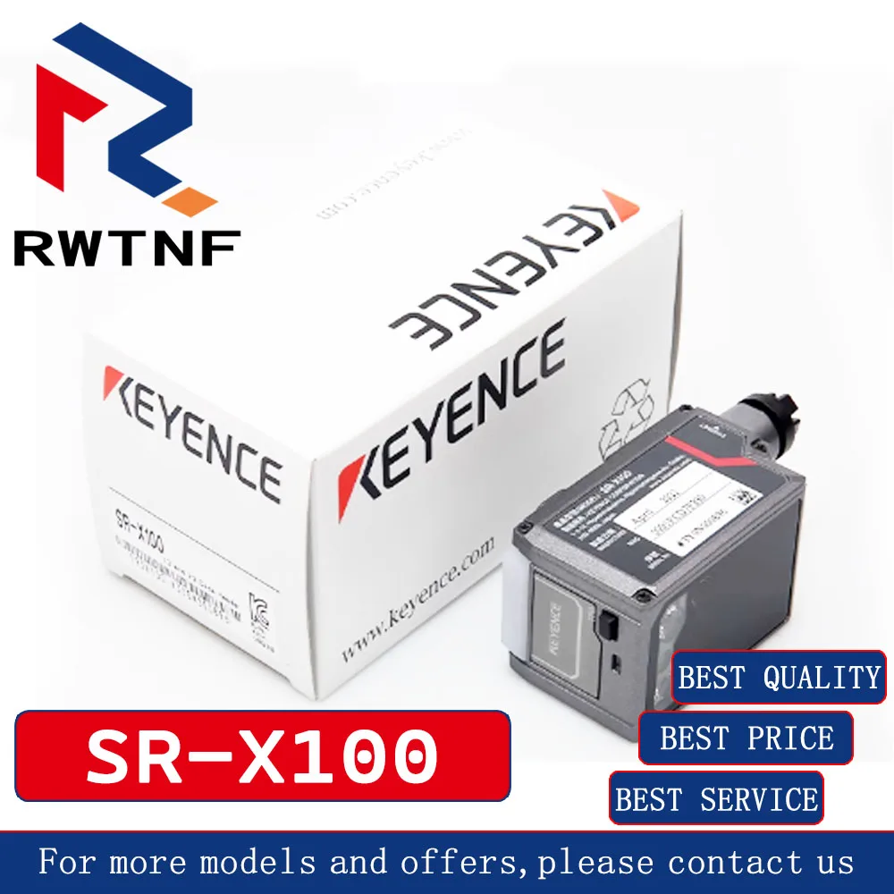 Sensor pembaca kode batang SR-X100 KEYENCE asli baru, 100% stok gudang asli