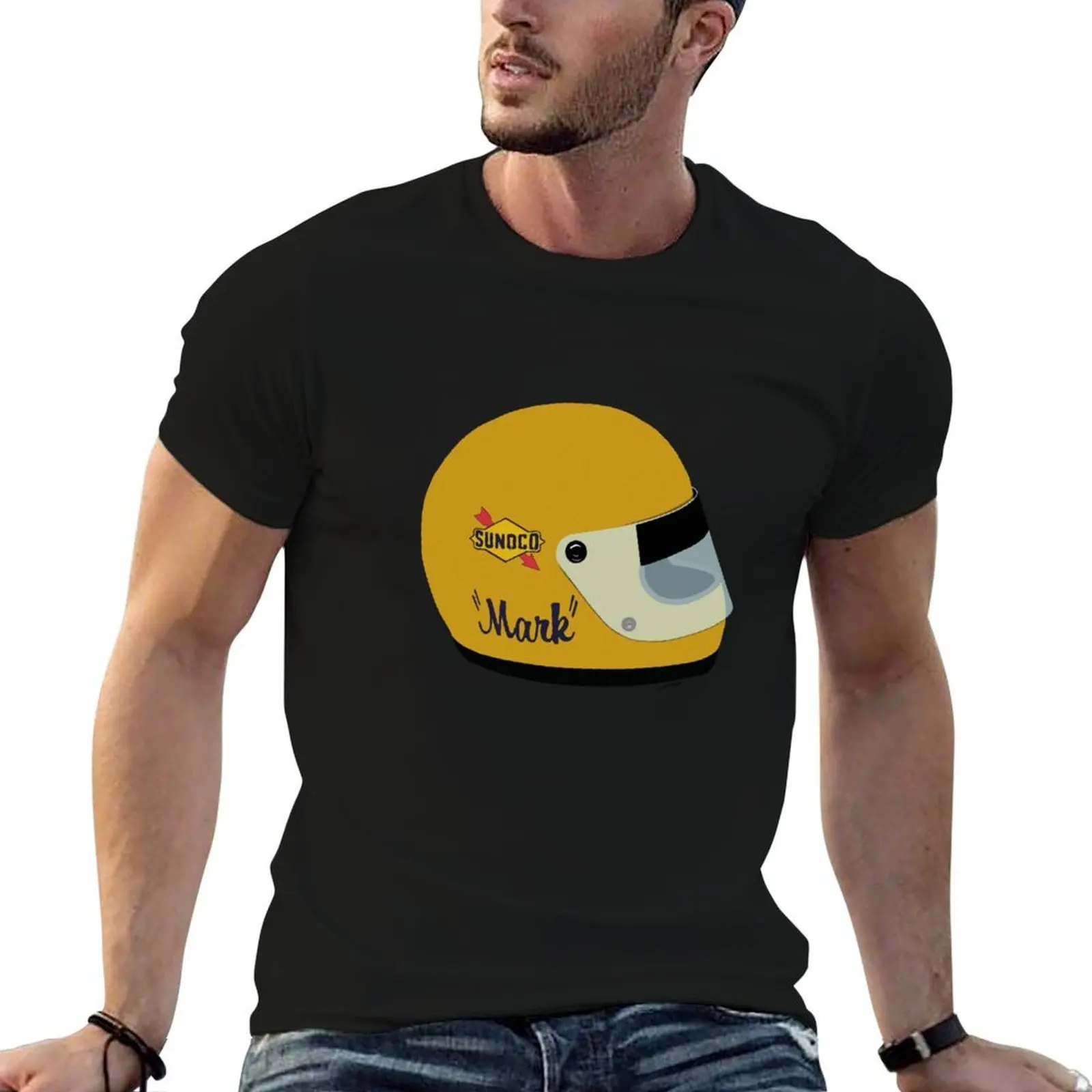 Captain Nice | Mark Donohue (1972) Indy 500 T-Shirt anime shirt boys whites mens graphic t-shirts funny
