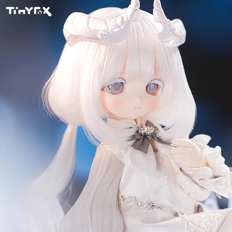 Genuine Tinyfox White Dragon Freyde Figure Mjd 1/6 Scale Articulated Doll Full Set 2d Collect Model Official Doll Birthday Gift