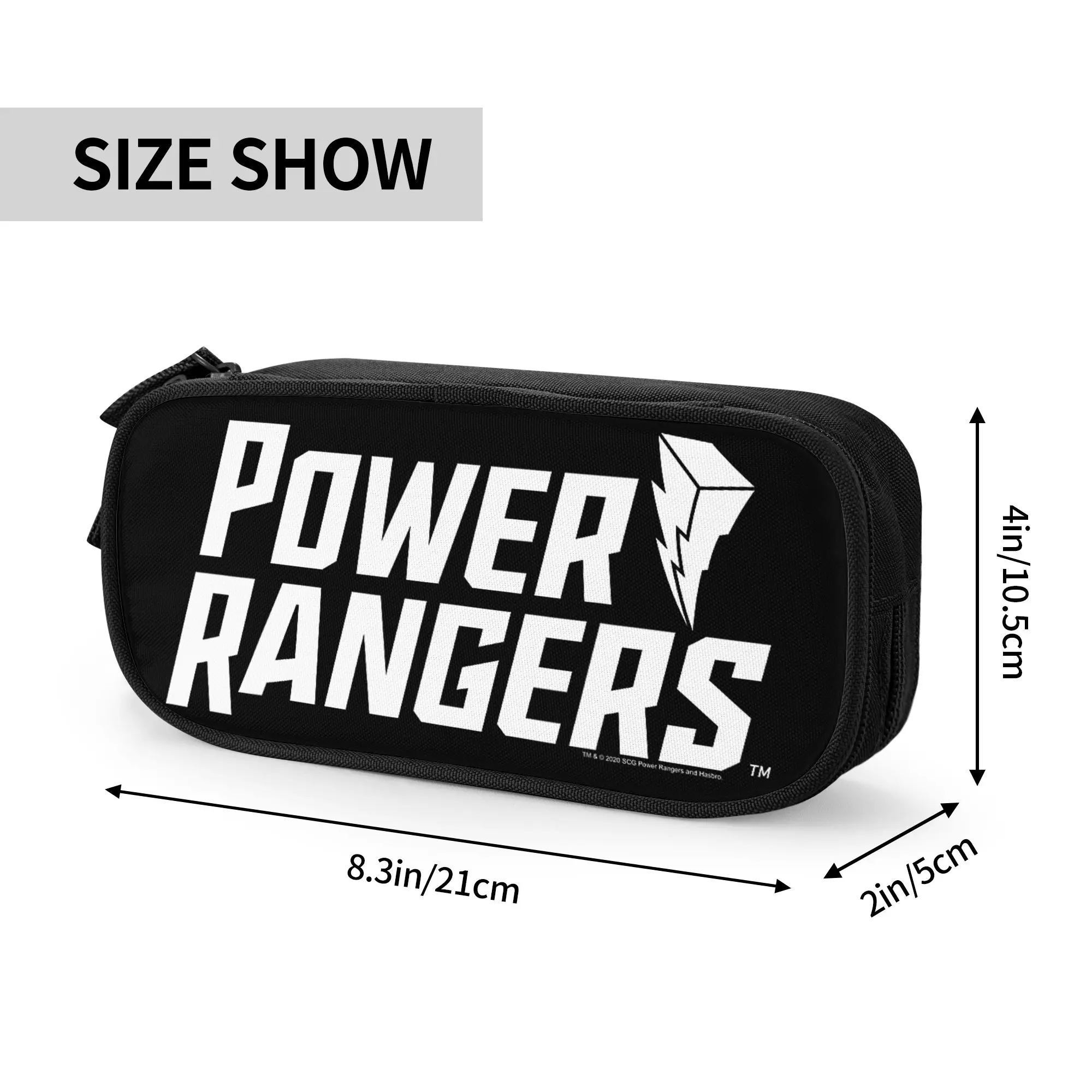 Large Capacity Bags for Child Cartoon Power Rangers Simple Logo  Handheld Study Bag for Boys Gilrs Kids