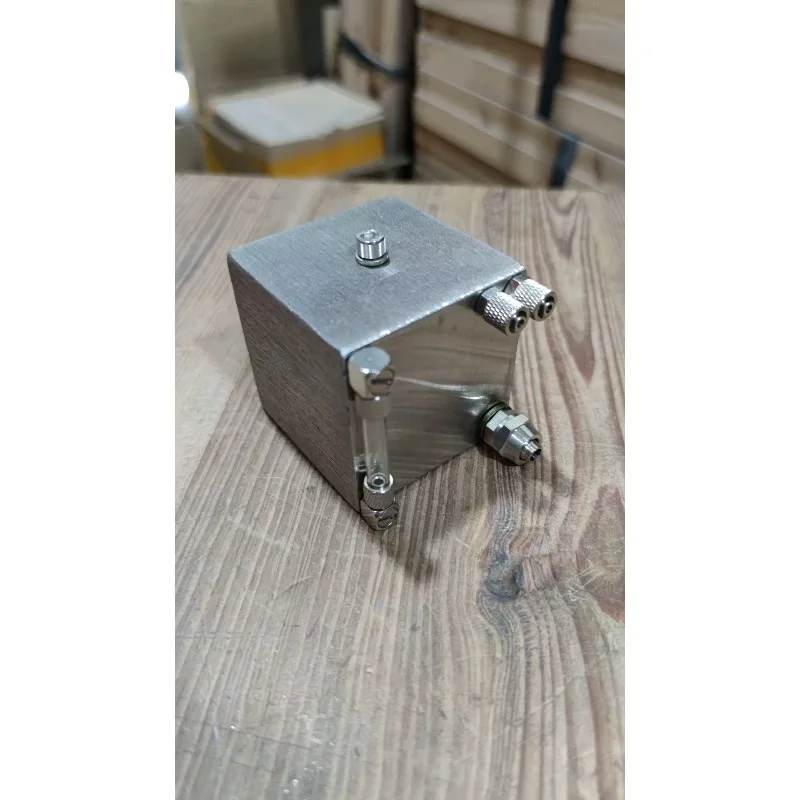 Tanque hidráulico de aço inoxidável 60mm para caminhão 1/14 Tamiya RC SCANIA 770S VOLVO 750 Mercedes-Benz ACTROS 3363 MAN brinquedos peças de carro