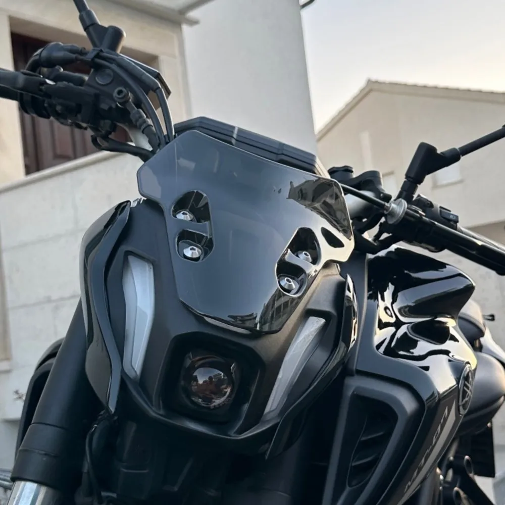 

MT 07 Motorcycle Windshield Windscreen Windproof Wind Screen Deflector For YAMAHA MT-07 MT07 FZ-07 FZ07 2021 2022 2023 2024 2025