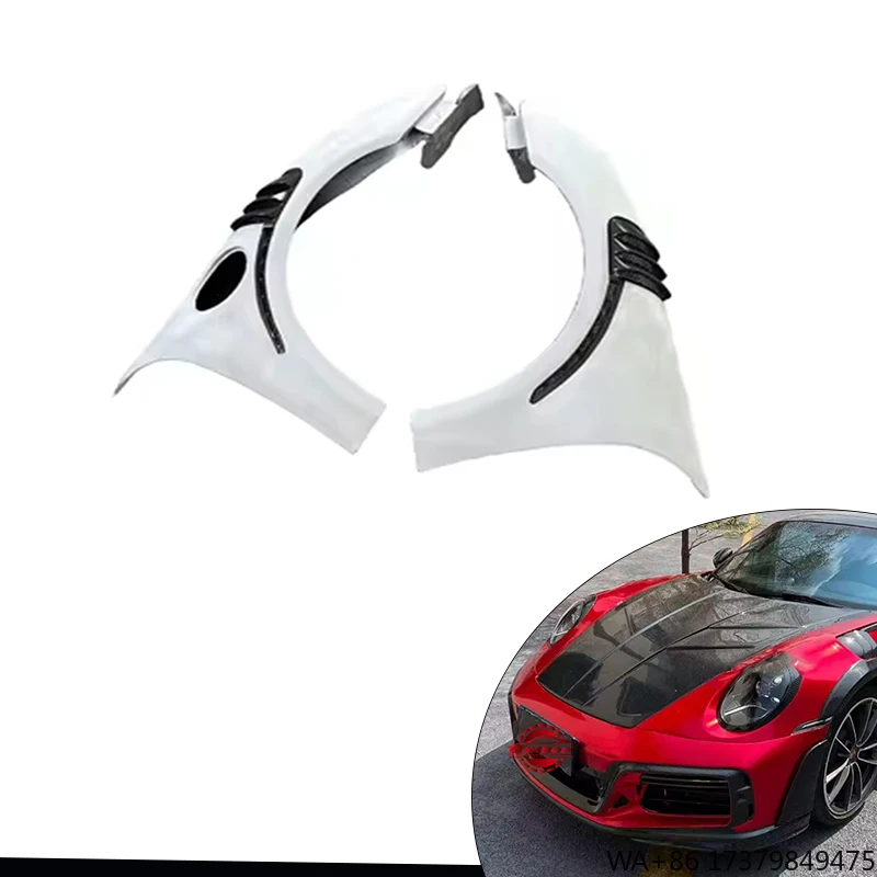 

Front Bumper Side Fenders Covers Carbon Fiber Car Fenders TA Style for Porsche 981 Upgrade GT Fenders 981 Body Kit