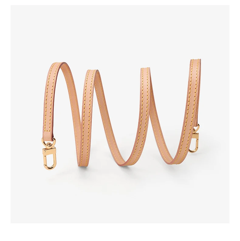 CRAZYSMITH Luxury Vegetable Tanned Leather Bag Strap For LV Pochette Underarm Crossbody Shoulder Straps Replacement Accessories
