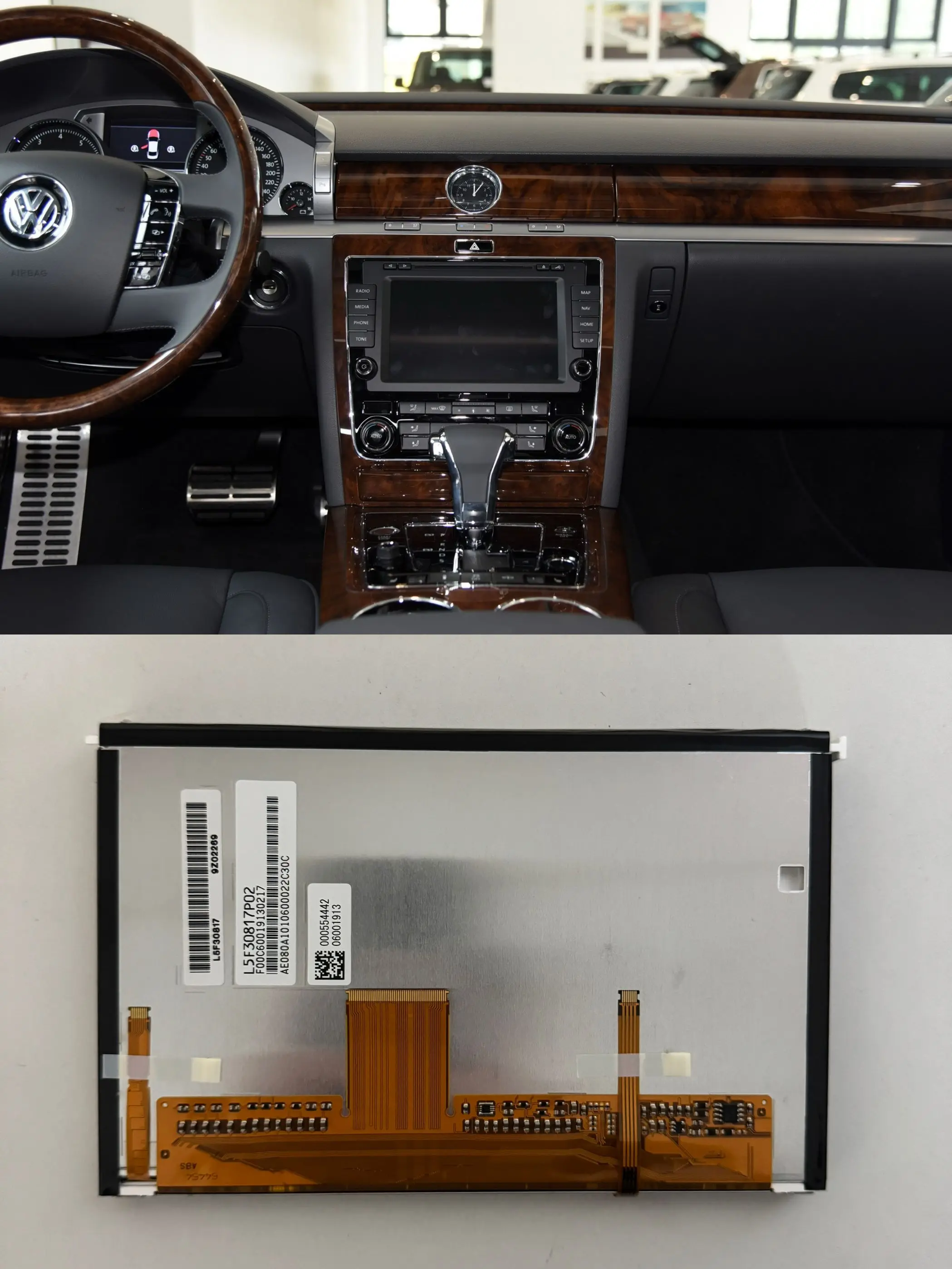 

L5F30817P02 AE080A Новый оригинальный 8-дюймовый ЖК-экран с сенсорным экраном для автомобильной GPS-навигации