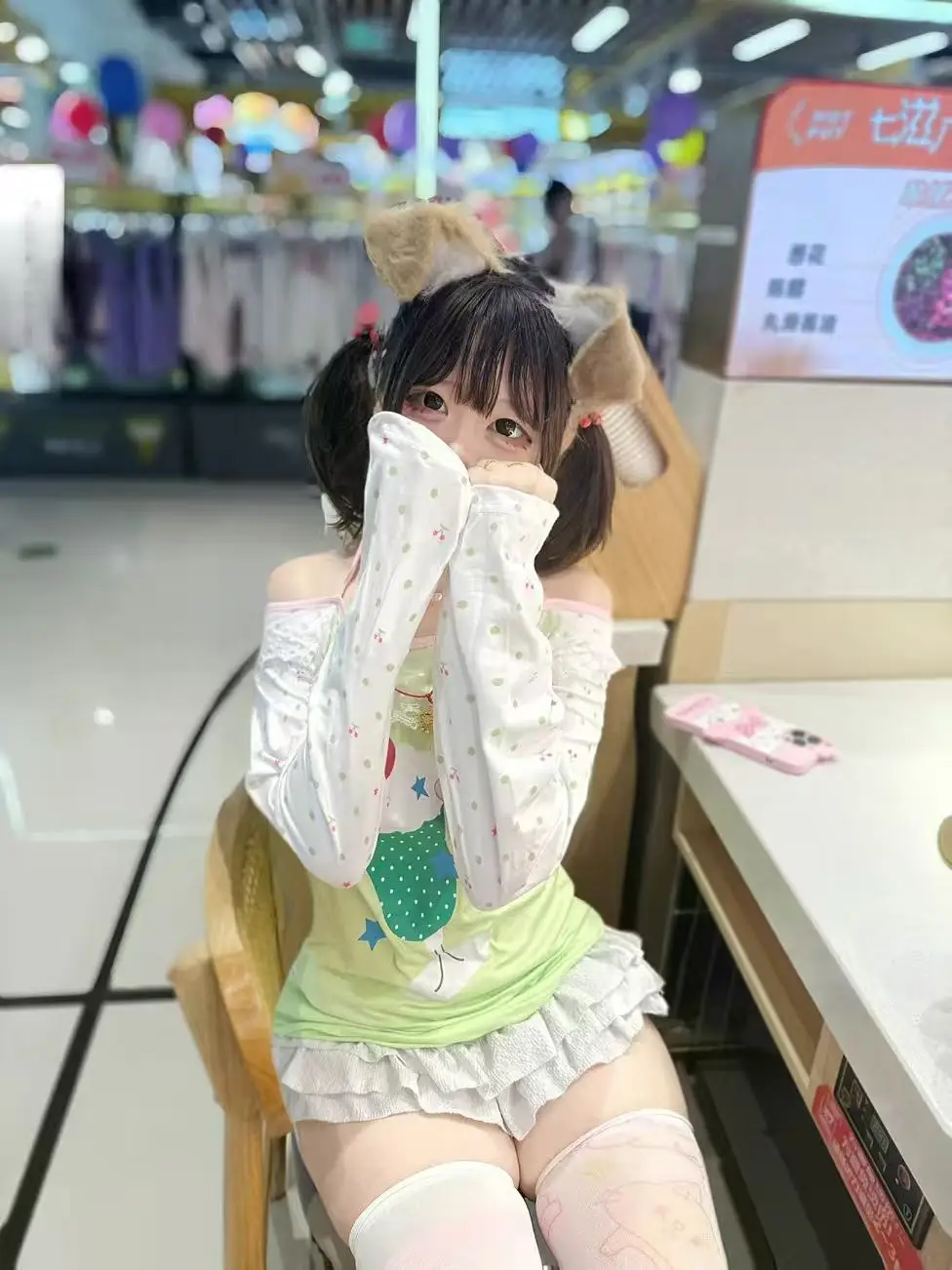 Japanese Y2k Aesthetic Tshirts Tops Sweet Kawaii Cartoon Print Women T-shirt Loose Casual E-girl Contrast Color Cute Graphic Tee