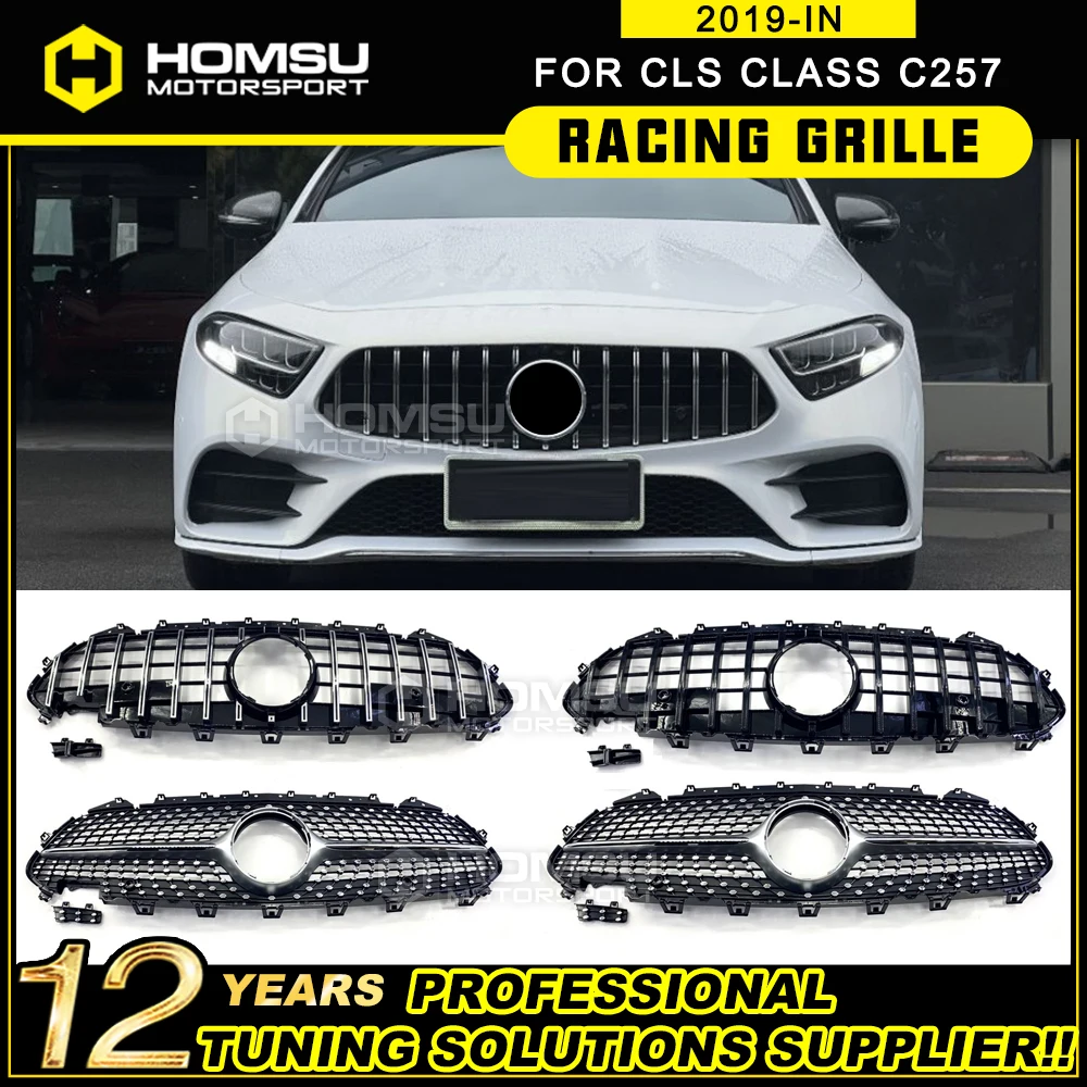 

2019 + Racing Gt grill For Bens CLS Class C257 Gt grille Facelift Auto part CLS300 CLS350 CLS450 CLS400 CLS500 C257 Grille 2019