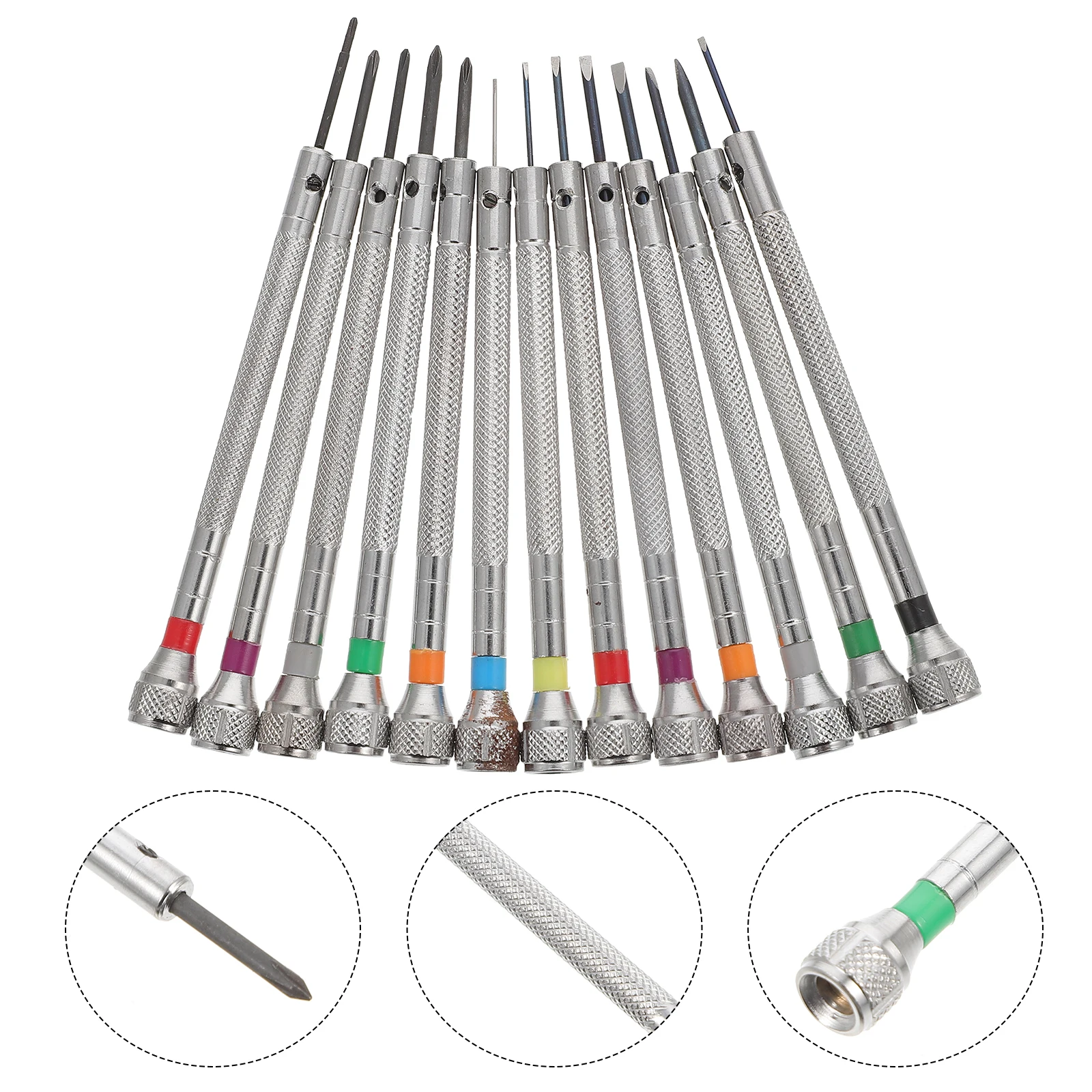 

13pcs Watch Tools Screwdriver Watch Repair Screwdriver Set Set Professional Iron Precision Mini Electronics Glasses Jeweler