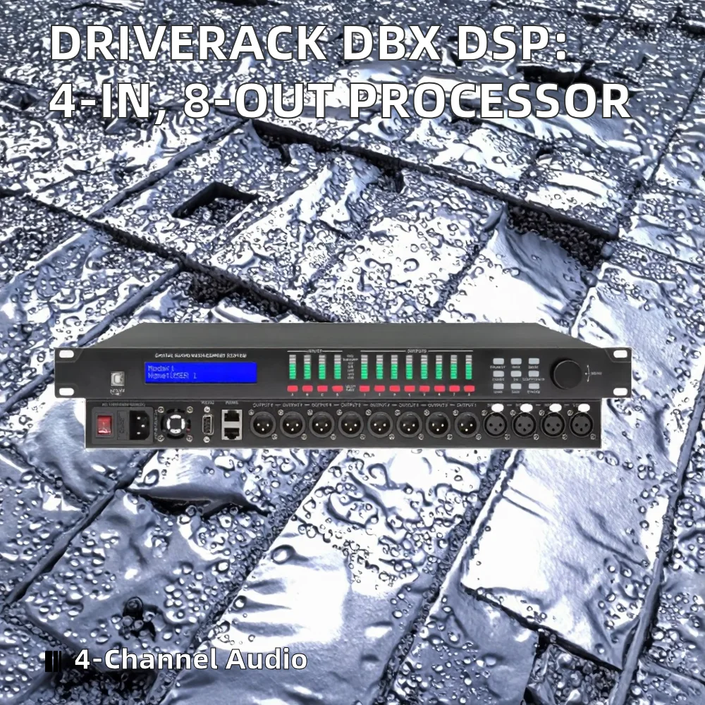 Stage Audio Feedback Eliminator DSP Processor Live Anti-Howling Professional Equipment